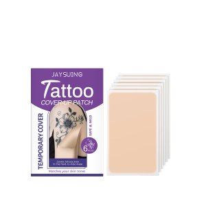 Jaysuing สติ๊กเกอร์คอนซีลเลอร์ Tattoo Cover-Up Ratch สติ๊กเกอร์คอนซีลเลอร์รอยสัก เทปปิดรอยสัก สติ๊กเกอร์ปกปิดรอยสัก กันน้ำ กันเหงื่อ น้ำหนักเบา และระบายอากาศได้ดี เทปปกปิดรอยสักปิด 6pcs
