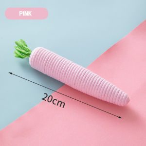 Đồ chơi cho mèo cà rốt âm thanh sản phẩm cho thú cưng chống cắn dây giấy xoắn scratcher làm sạch răng trò chơi tương tác cà rốt