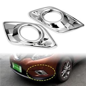 Car Front Rear Fog Light Back Brake Lamp Cover for Nissan X-Trail X Trail T32 Rogue 2014-2016 Protector Trim Accessories