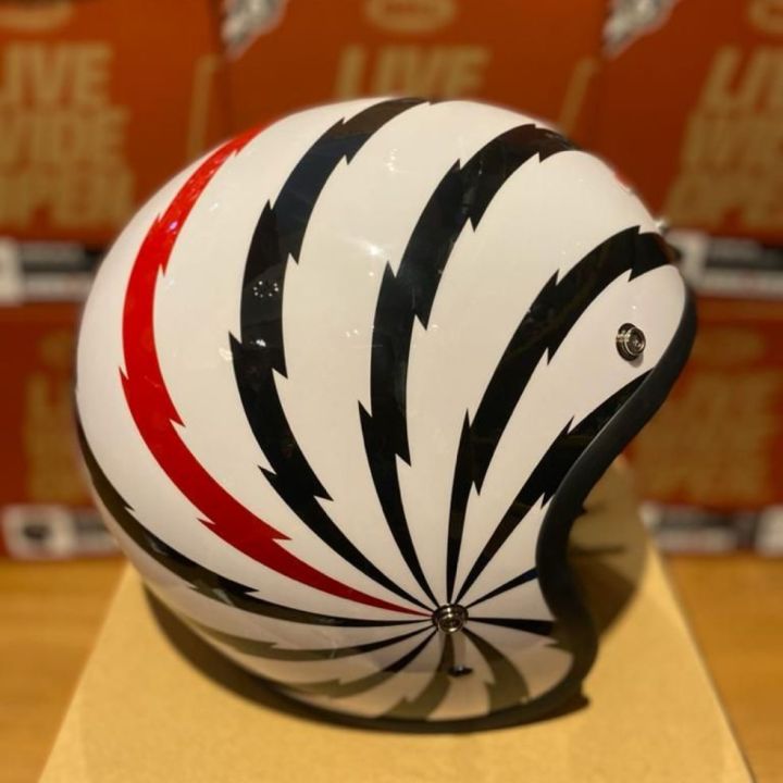 bell custom 500 vertigo helmet (Vertigo Black/Silver) BELL CUSTOM 500 SPECIAL EDITION