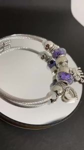 Gelang Titanium Baja / Gelang Aesthetic / Gelang Tangan Wanita