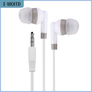 【E-WOITD】 3.5mm Wired Headphones Sport Earbuds With Bass Stereo Earphones Headset Earphones For Phone Without Mic