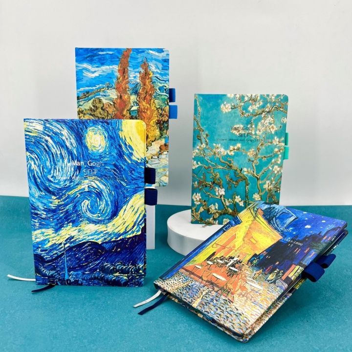CSQUARE VAN GOGH ART PAINTING HARDBOUND NOTEBOOK FOR PLANNER Lined Paper  Notebook 80 Pages Planner Random Design Notebook - Lazada | Lazada PH