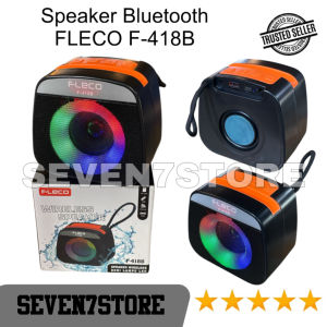 Speaker Bluetooth Wireless Full Bass Fleco F 418B Radio USB TF Card