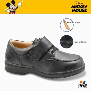 Disney Mickey Mouse Black School Shoes with Memory Foam for Kids Boys Chapelle