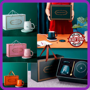 55 Degree Celcius Warm Drink MUG COASTER WARMER GIFT SET 350 ml Cup Box Packaging