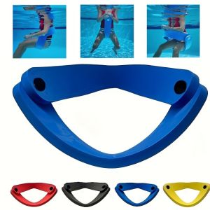 Red EVA Foam Folding Inflatable Swimming Board - Heavy-Duty Portable Float Lounge Chair & Surfboard for s Pool Lake Ocean - Quick-Setup with Air Compatible Durable Water for Training &