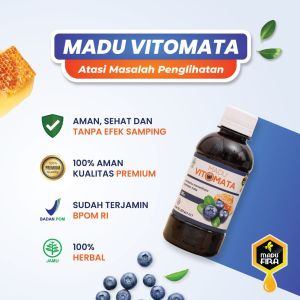 Madu VITOMATA Obat Mata Minus Rabun Jarak Jauh Obat Mata Katarak Paling Ampuh