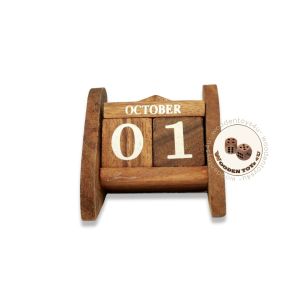 Woodentoys4u ปฏิทินไม้ Calendar Wooden Block
