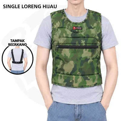 ROMPI MOTOR PRIA BODY PROTECTOR PELINDUNG DADA BAGIAN DEPAN ANTI ANGIN WATERPROOF