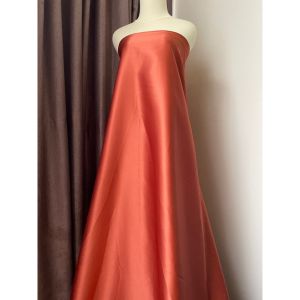 1/2 Meter Bahan Kain Satin Velvet Premium Warna Terracota Terakota Furing Kebaya Bridesmaid