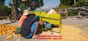 Máy tẻ ngô mini gia đình sử dụng điện 1 pha