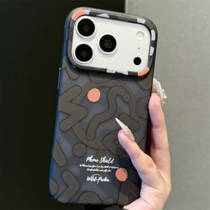 New Art Graffiti Matte Phone Case Cover for iPhone 18 17 16 15 Pro Max For MagSafe Protective Open Shell Silicone Funda