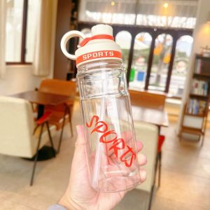 BOTOL MINUM SEKOLAH ANTI BOCOR TEMPAT AIR MINUM SPORTS ADA SEDOTAN KAPASITAS 780ML KODE XBD 6091