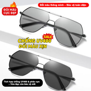 Kính Mát Đổi Màu Crnaira MM19 – Phân Cực Chống Chói Chống UV400 Gọng Kim Loại Siêu Nhẹ