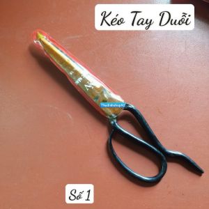 Kéo Cắt Vải Chuyên Nghiệp Sắc Khỏe - Tay Cầm Đen Đỏ