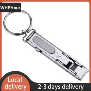 [COD] WHPHous Ship within 24 hours Ultra-Thin Nail Clipper Stainless Steel Foldable Nail Cutter With Nail File