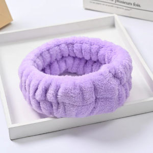 Pengikat Rambut Water Absorbent Hair Headband Wristband Set for Women | Face Washing Makeup Skincare Sport Hair Band Pengikat Rambut