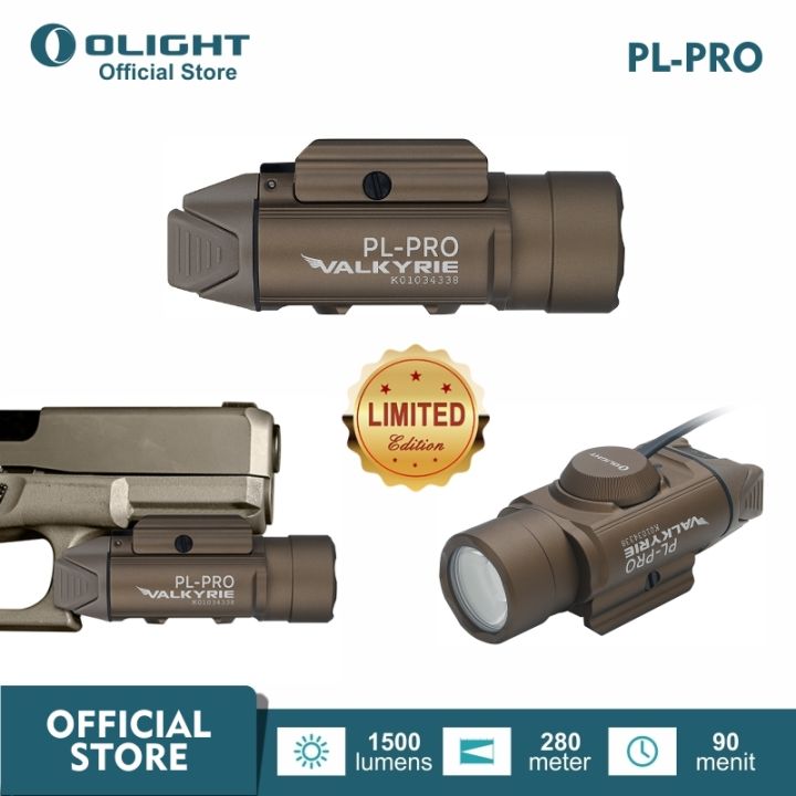 Lampe Tactique OLIGHT PL PRO Valkyrie | 1500 Lumens Rechargeable | Compatible Armes Et Chasse