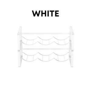 Bottle Storage Rack Organizer Countertop Wine Rack For Water Bottles And Tumbler Metal Space Saving Stackable Shelf Rack