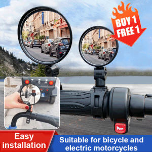 GiiMall Mountain Bike Rearview Mirror for Offroad Adventures