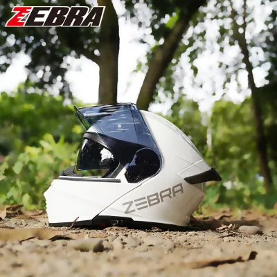 Zebra A113 RITZY Helmet For Motorcycle Full Face original With ICC Dual Visor Modular helmet women and men