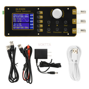 QLS3600S 2.4 "TFT แหล่งสัญญาณเครื่องกําเนิดสัญญาณดีดีเอสฟังก์ชันตั้งโปรแกรมได้ด้วยความถี่/ชีพจร/กวาด/เคาน์เตอร์ (5V DC)