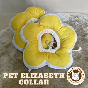 BO FURMILY – Pet Elizabeth Collar / Recovery Collar (Adjustable / Anti Licking / Anti Scratch/ Waterproof / Soft Cotton / 宠物伊丽萨白头套防水防舔防抓绕