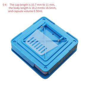 [Local shipped] 200/100 Holes Blue Manual Capsule Filling Machine #0 #1 Pharmaceutical Capsules Maker DIY Medicine Herbal Powder Filler