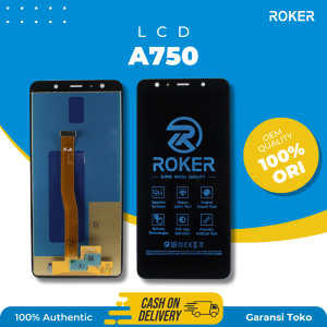 LCD TOUCHSCREEN SAMSUNG A750 / A7 2018 LCD TS FULLSET ORIGINAL BY ROKER