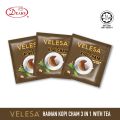 VELESA Hainan Kopi Cham 3 In 1 With Teh Kopi + Teh Segera 海南咖啡茶 (35g x 20 Sachets x 1 Pack). 