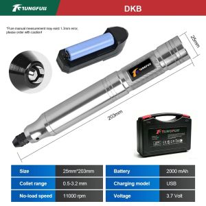 3.7V CordlessRotary Tool Electric Engraver Pen Grinder Polishing Drill Fit for Dremel Accessories DIY Grinding Carving