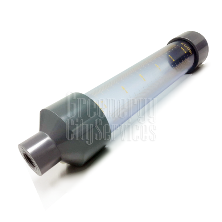 Calibration Column 500ml PVC Calibration Cylinder For Chemical Dosing