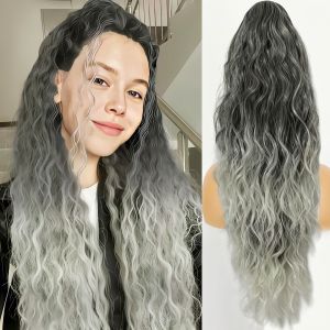 80CM Natural Fluffy Wool Curly Ponytail Wig Hair Extensions Corn Perm Long Hair Ponytail Wig Hair Easy To Wear And Easy To Care For Fashion Trend Invisible And Traceless Versatile For Everyday Use Multiple Colors Available
