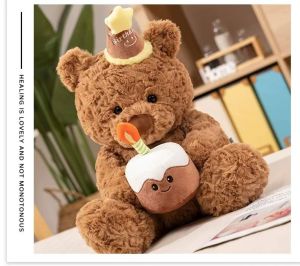 Cake Bear Doll Plush Toy Childrens Birthday Gift