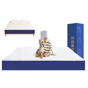 【CLEARANCE】20cm Thick Roll-Up Blue Box Spring Medium Hardness Mattress with Pocket Springs/Premium Compressed Latex Mattress Rainbow Culture