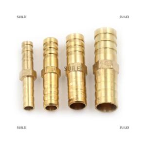 [COD] SUILEI New 5Pcs Straight Hose Joiner Barbed Connector Air Fuel Water Pipe Gas Tubing