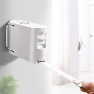 HKStorage Invisible Clothesline Free Punching Wall-mounted Indoor Hotel Balcony Bathroom Retractable Hanging Drying Rack Artifact Other Storage