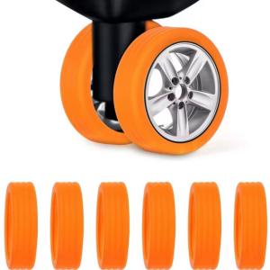 Cover Roda Koper / Silikon Pelindung Roda Koper Elastis / Luggage Trolley Wheel