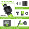 RainPoint Hose-end Water Flow Meter [ Real-Time Monitoring, Gallon / Litre, 0.5-8bar Water Pressure, 1-40L/min Flow Rate, 4 Modes, LCD Display, Single Button Operate, Battery Operated, IPX6 Waterproof, Hose, Garden, Lawn, Accessory, Tool, Home Living ]. 