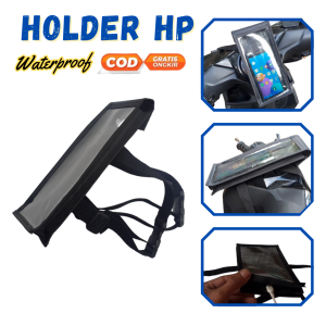 GROSIR TAS HOLDER HANDPHONE MOTOR BAHAN WATERPROOF COCOK UNTUK OJEK ONLINE