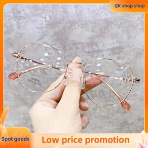 ✨QK shop✨ Classic Elegant Metal Round Frame Anti Blue Light Glasses Women Vintage Retro Eye Protection Fashion Eyewear