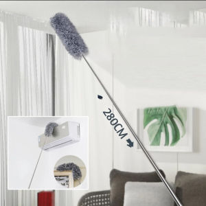 Chổi Lông Quét Trần Nhà Quét Mạng Nhện Thông Minh Cán Dài Gấp Gọn - Cây Lau Phất Trần Phủi Bụi Đa Năng Rút Xoay 360 Độ