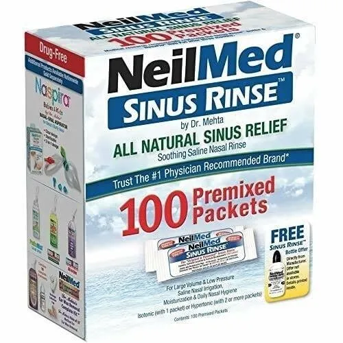 Nước muối rửa mũi Neilmed Sinus Rinse