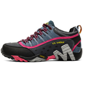 Banchugw Outdoor Lover Trekking Shoes Men Waterproof Hiking Shoes Mountain Boots Genuine Leather Woodland Tactical Shoes