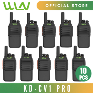 WLN KD-CV1 Pro UHF 400-470MHz Two-Way Walkie Talkie Radio 5W 16 Channel -SET OF 10