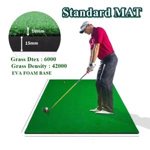 Amazo พรมซ้อมกอล์ฟ พรมซ้อมไดร์ฟกอล์ฟ ขนาด100x100cm GOLF HITTING MAT พรมตีกอล์ฟ ที่บ้าน