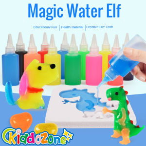 KiddoZone Magic Water Elf Fuse Beads Slime Gel Aqua Angel to Magic Crystal Jelly Fairy Ocean Baby DIY Kit Art Craft Handmade Toy Set for 5 6 7 8Year Old Kids Boys Girls Toys