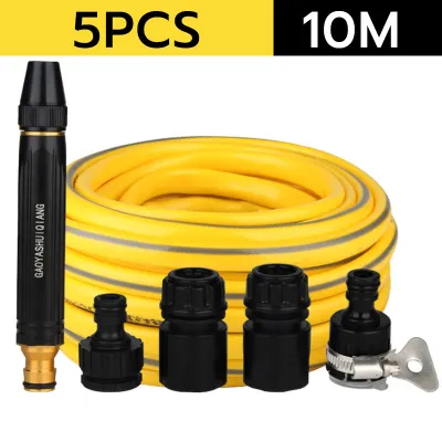 30M/20M/10M car wash water set with hose high pressure water jet washer nozzle. Suitable for washing cars washing floors watering plants suitable for home or garden use.高压水枪 喷嘴