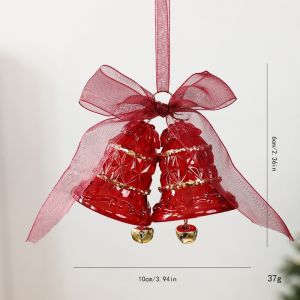FWFHTP Acrylic  dây chuyền pha lê Giáng sinh Trong suốt Tự làm Đồ trang trí cây thông Noel  Bông tuyết Đồ dùng trang trí Giáng sinh Giáng sinh